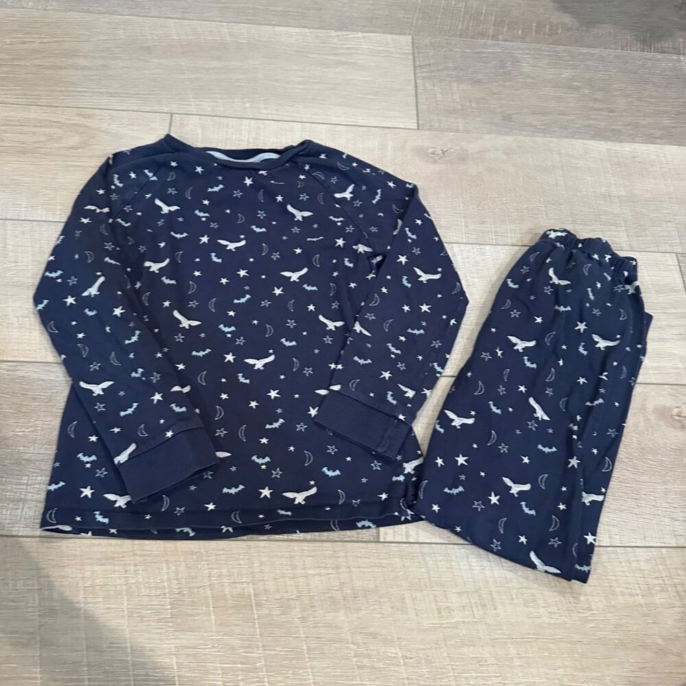 THE LITTLE WHITE COMPANY 7-8 YEARS BLUE HARRY POTTER PAJAMAS